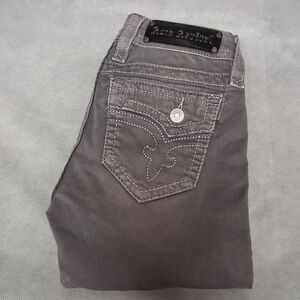 Rock Revival Arjean Gray Jeans 26x32 Skinny